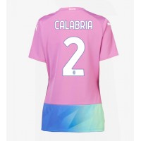 AC Milan Davide Calabria #2 Replica Third Shirt Ladies 2023-24 Short Sleeve